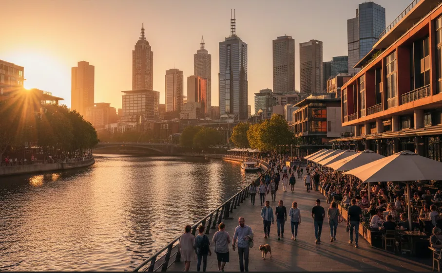 Melbourne on the grill