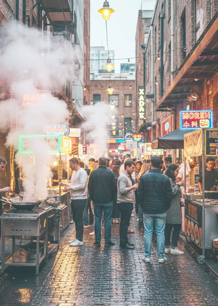 Melbourne street scene