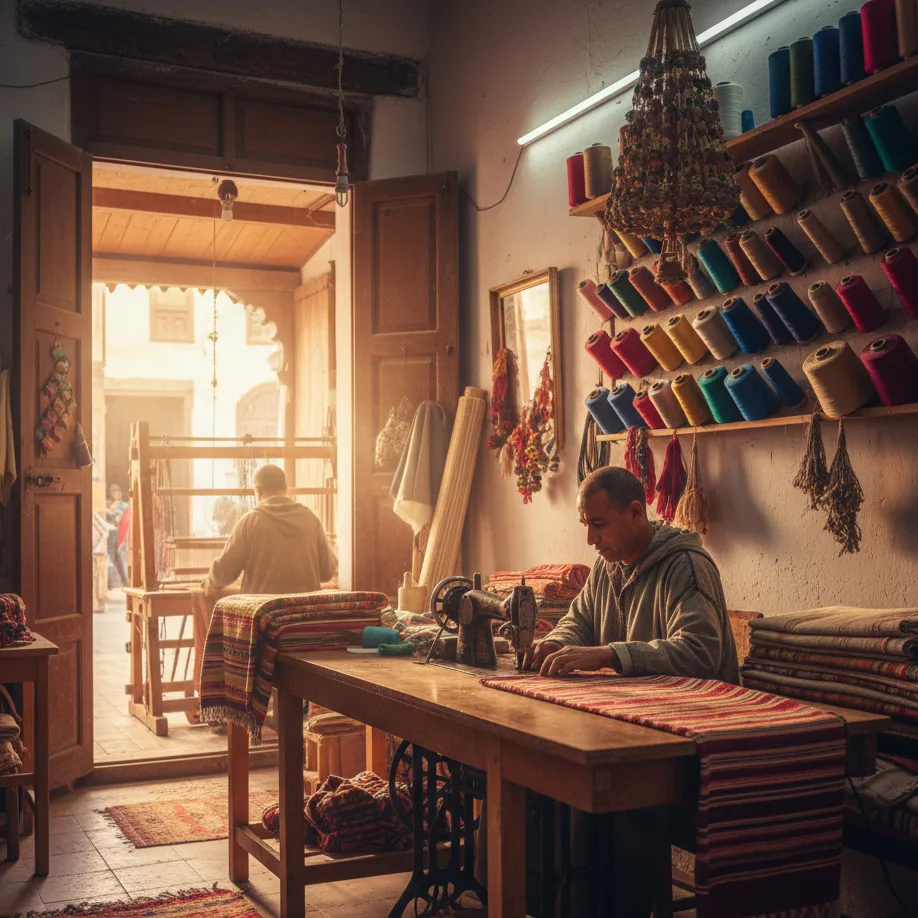 Atelier de tissage et couture