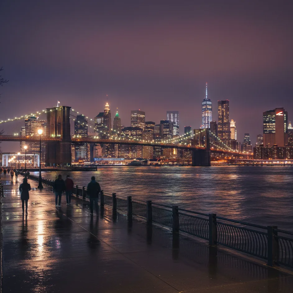 East River en soirée