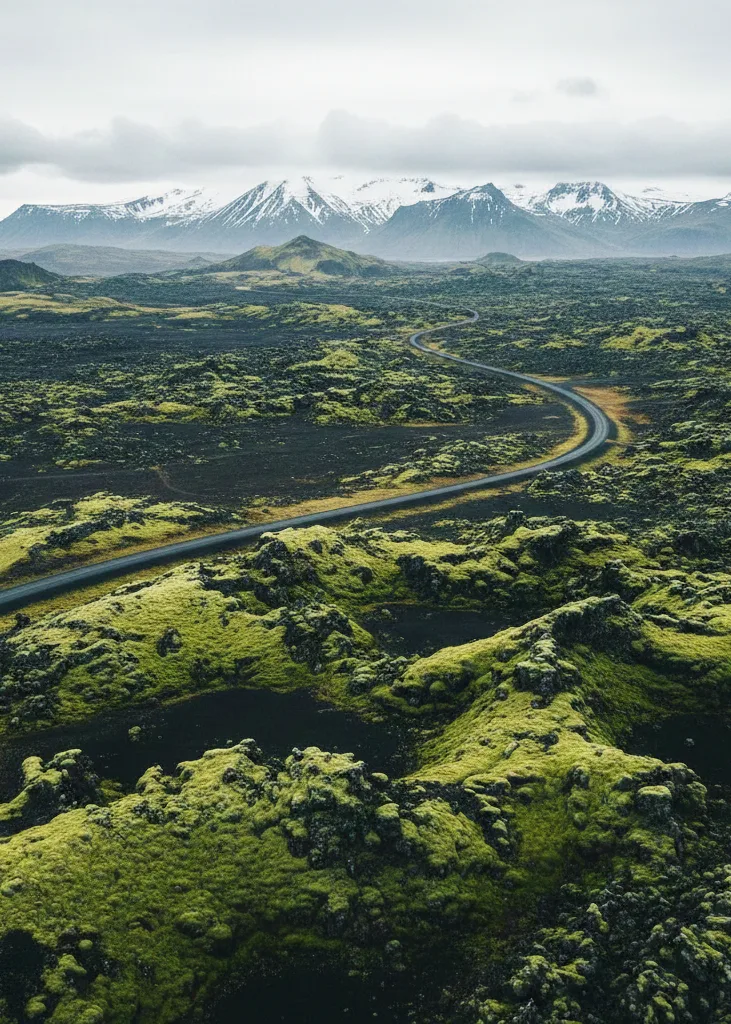 Paysages d'Islande entre mer et montagnes