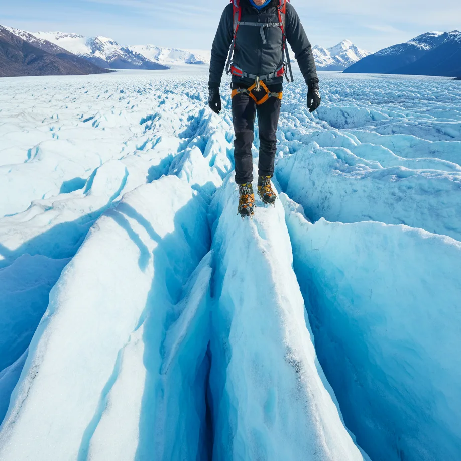 Marche glacier Islande crampons