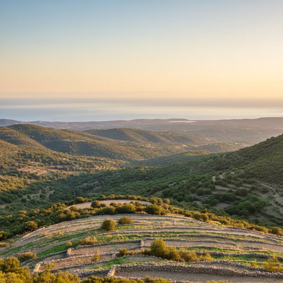 Panorama Balagne depuis Sant Antonino