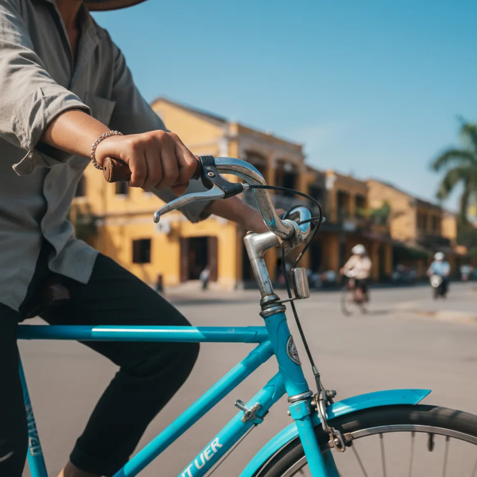 Vélos dans les rues de Hué