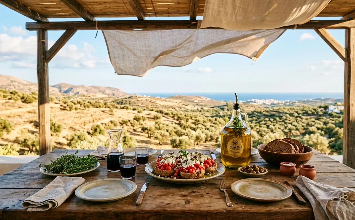 La Crète par la fourchette